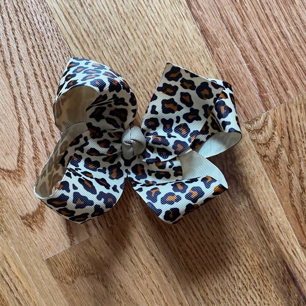 Handmade Cheetah Bow